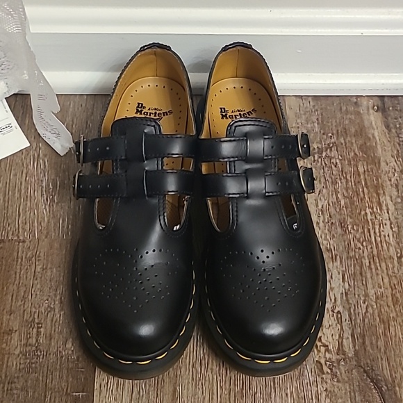 Dr. Martens 8065 Buckle Mary Jane Loafers - Picture 3 of 8